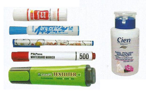 Examples of Hot Foil decorated items
